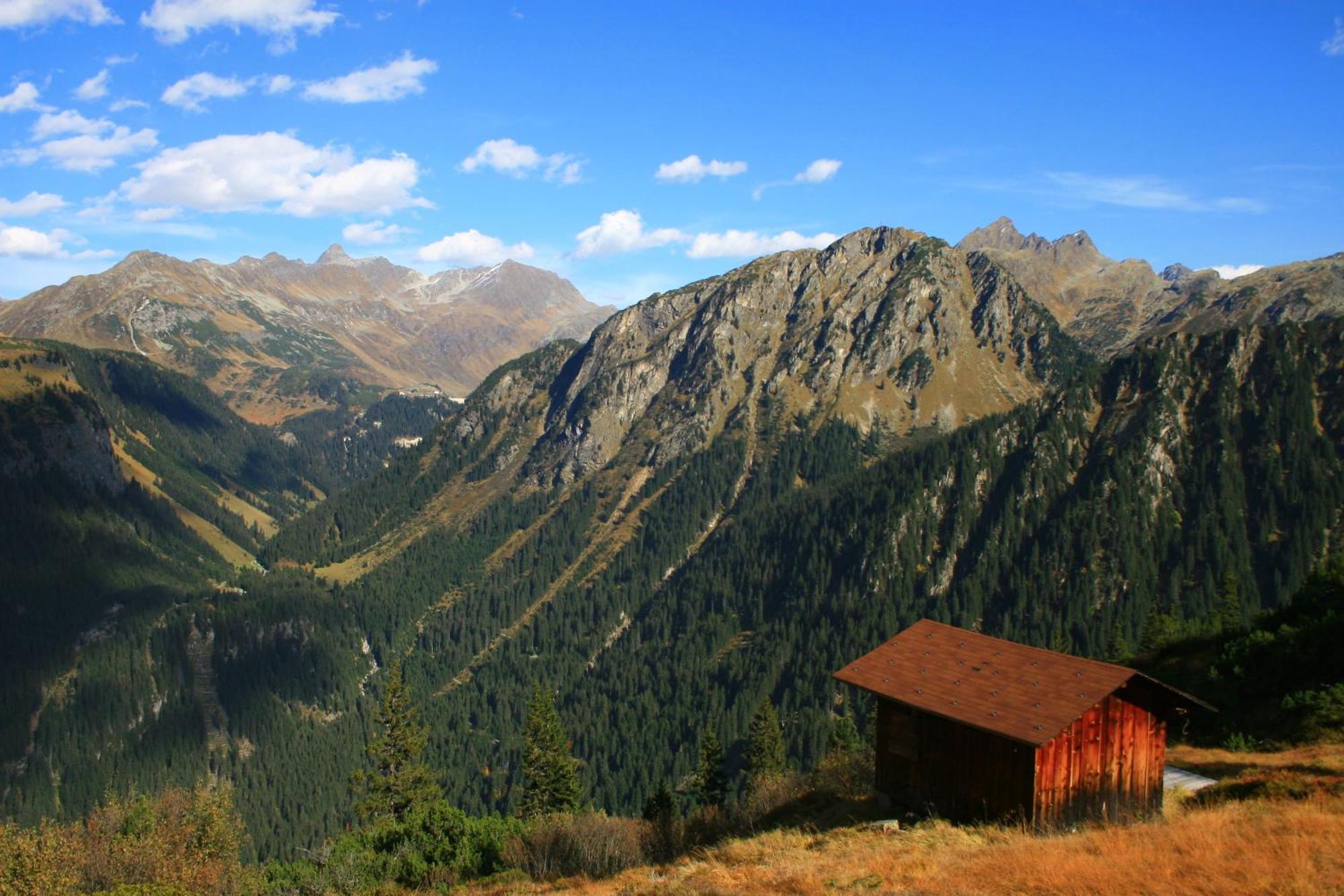 Haus Am Rain Bed & Breakfast Partenen Exterior foto